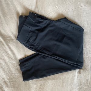 Black LOFT pants size 4, cropped slack